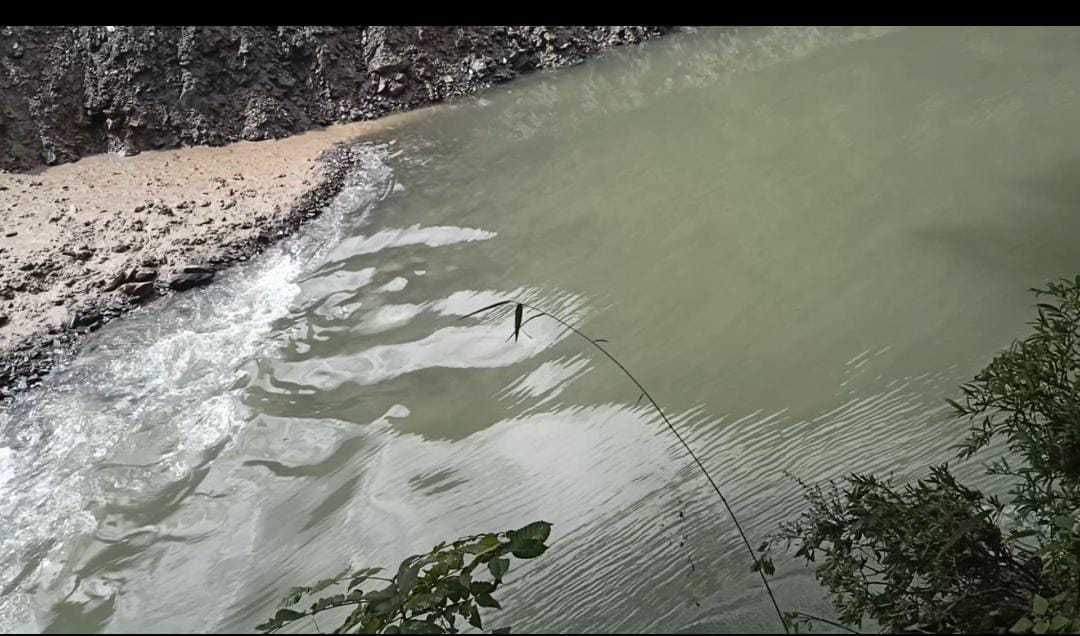 Water Discharged from Shambhu River