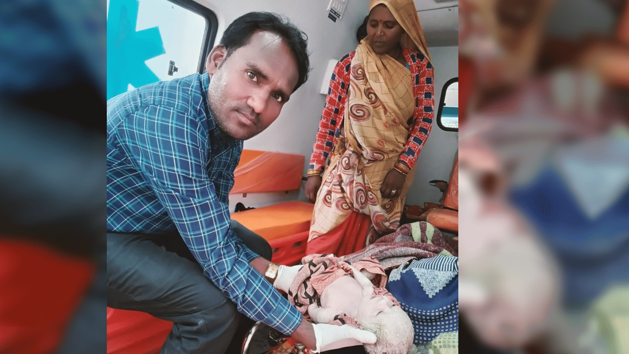 MP News: Delivery done in government ambulance, mother and child are healthy