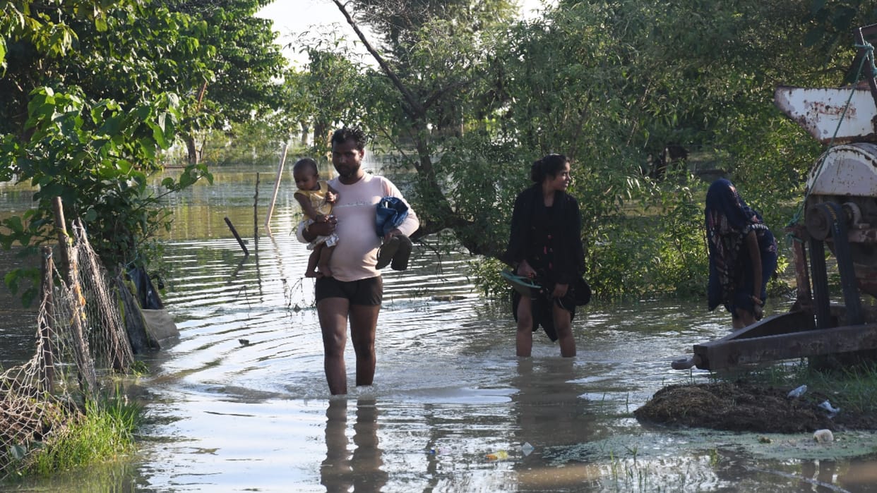 Increased number of fever and skin patients due to floods