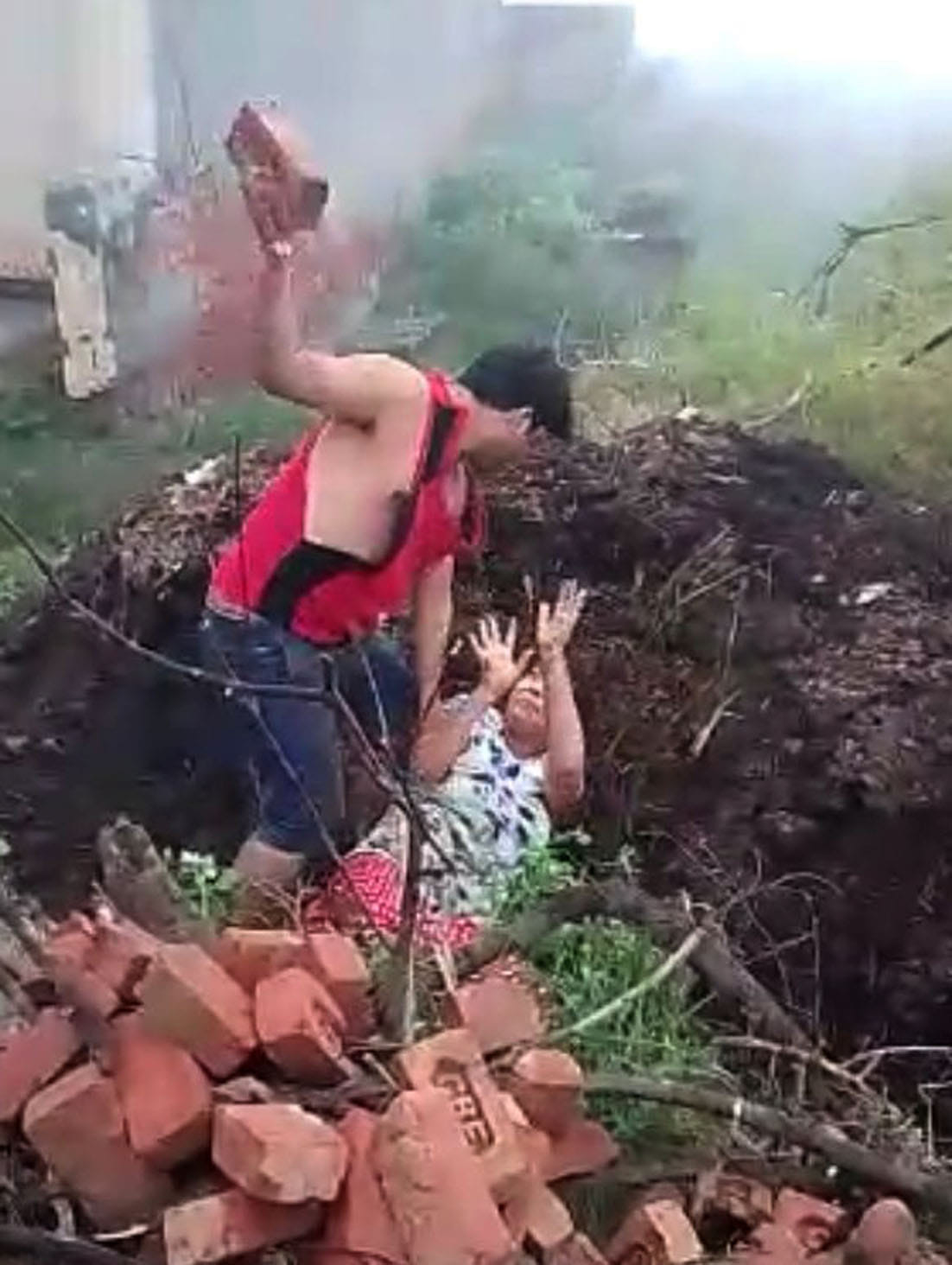Dispute between two parties over building a wall in the field