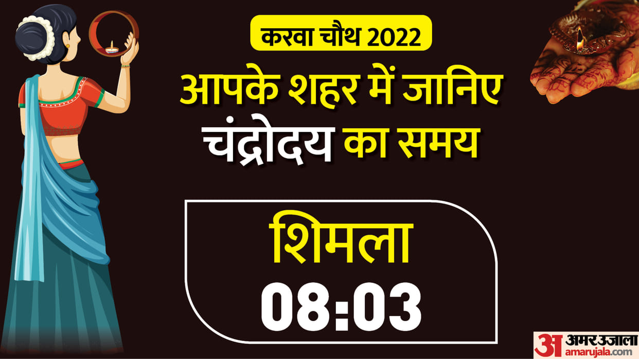 karwa chauth celebration in shimla karwa chauth moon time in shimla