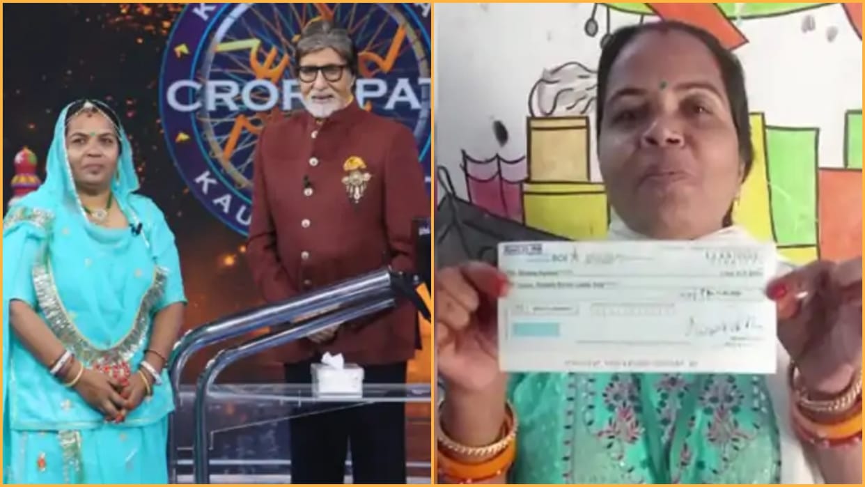 Amitabh Bachchan send 11 lakh rupees check to Bundi teacher Shobha Kanwar