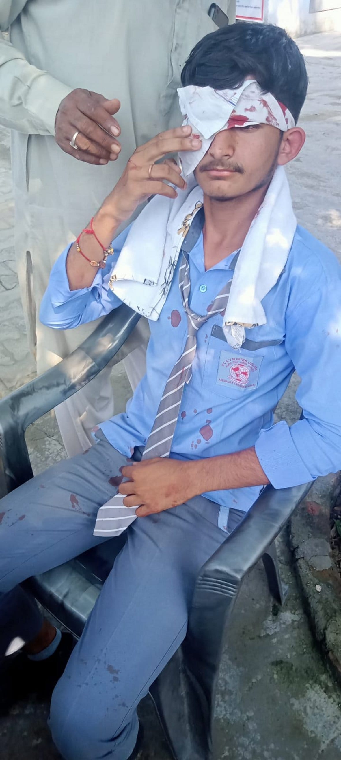 School bus stopped, student beaten after seeing photo