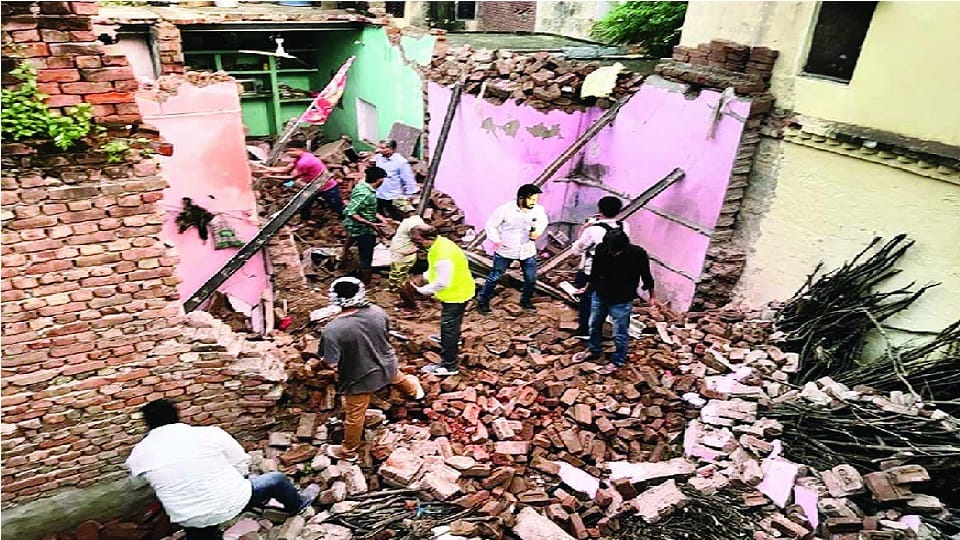 Explosion in a house in Gurugram s Nakhdaula village