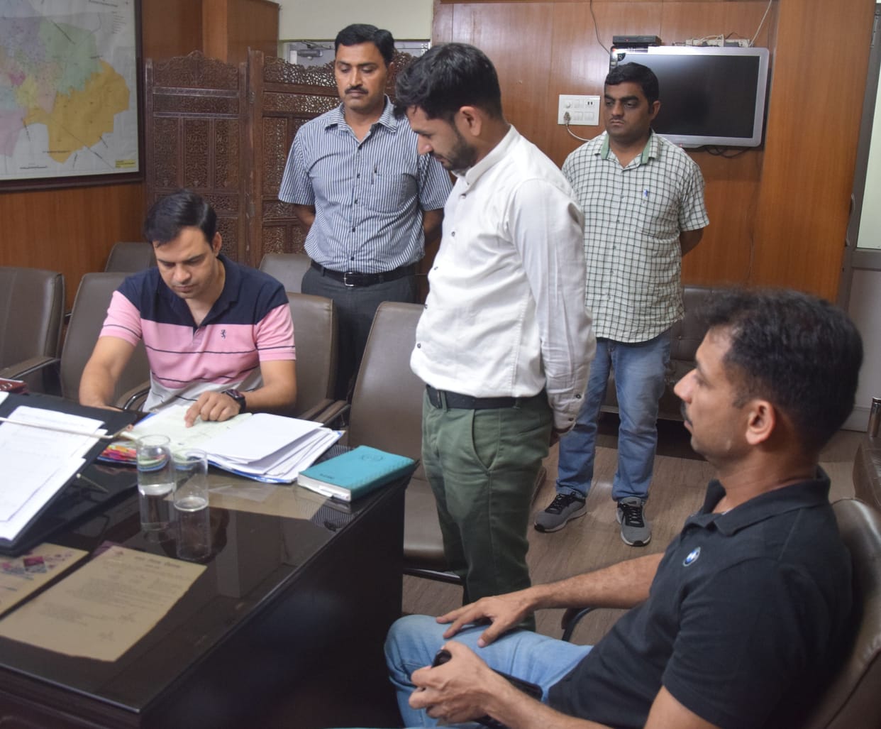 Vigilance searched the records of the corporation, questioned the Chief Sanitation Inspector and JE