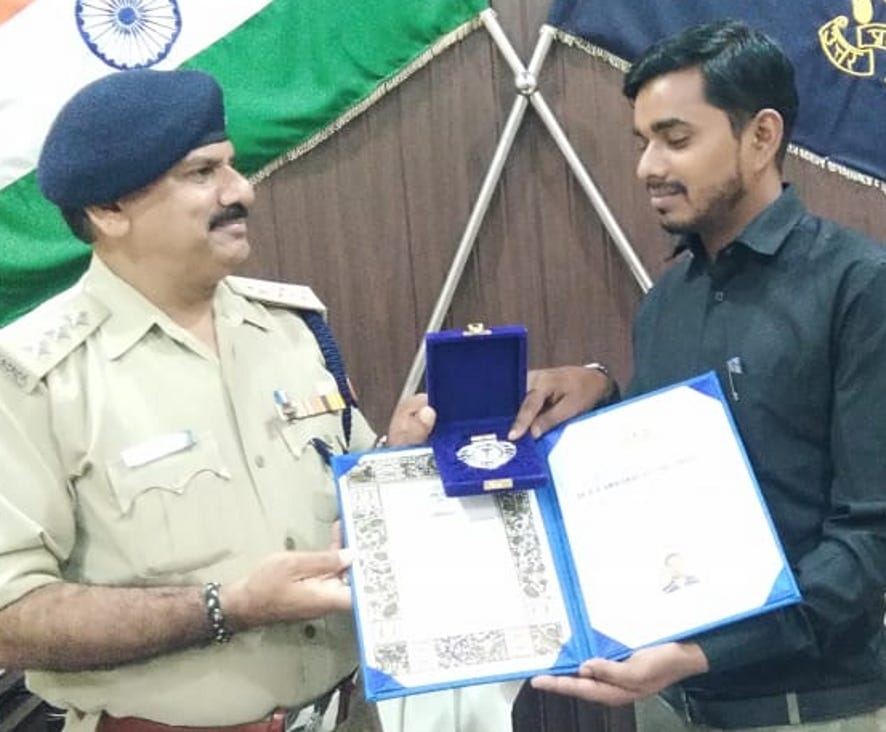 Robin received Dr. BR Ambedkar National Award