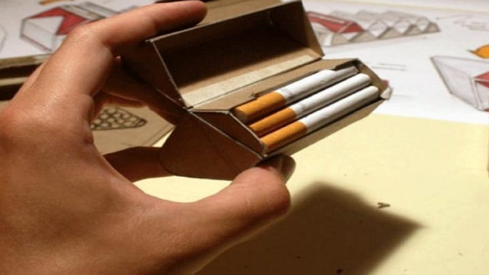 Foreign cigarettes worth Rs 78 lakh brought from Guwahati to Delhi in a container Noida STF arrested two accus