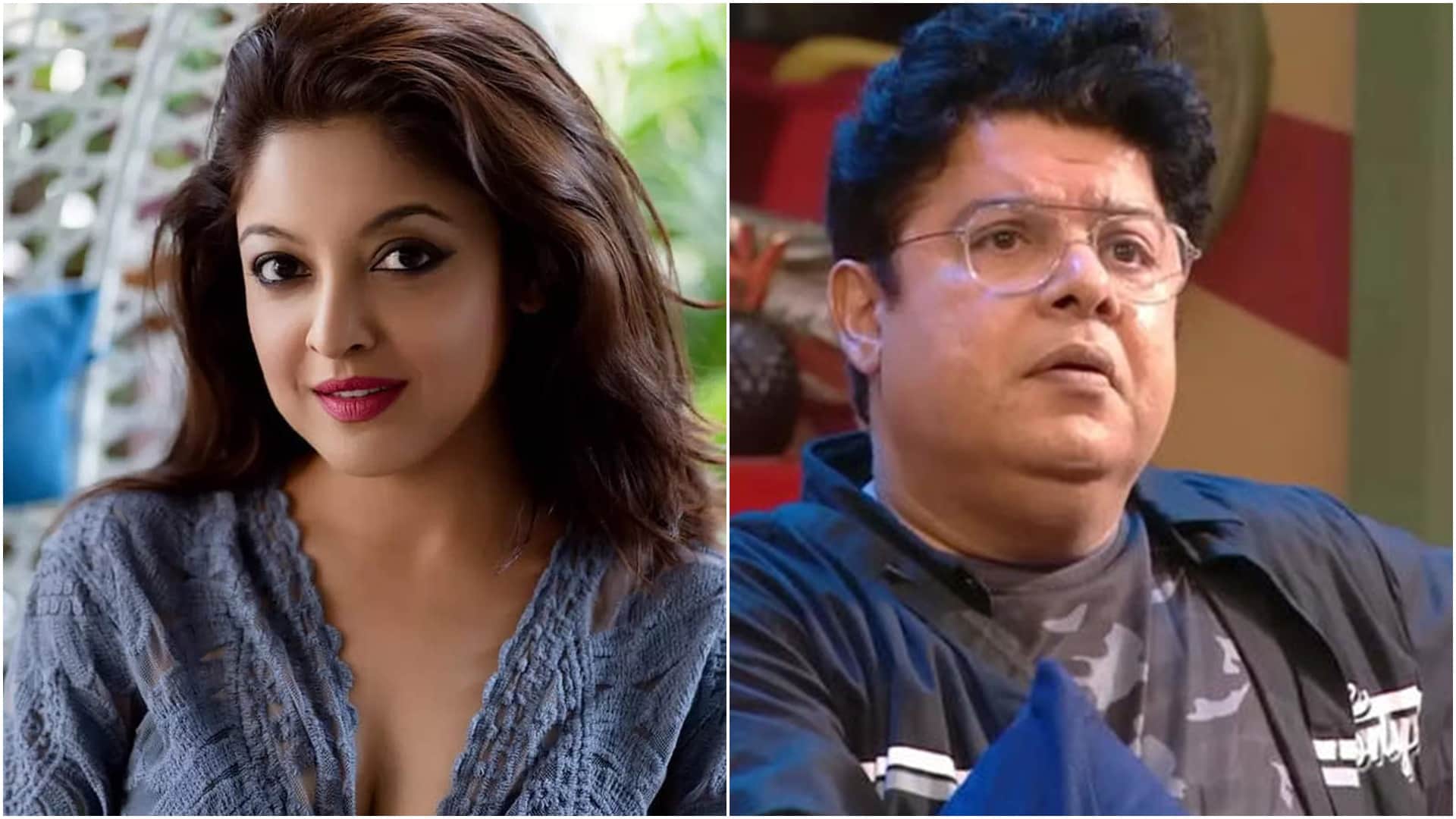 bigg boss 16 tanushree dutta reaction on sajid khan entry in salman khan show