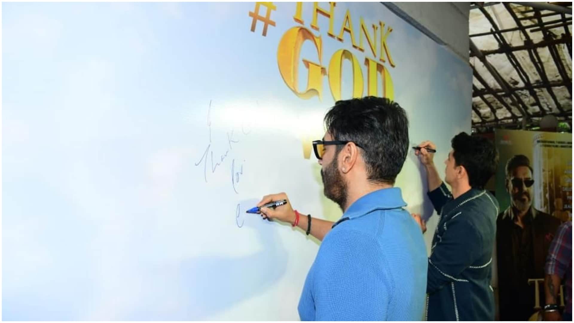 Thank God Diwali Trailer Ajay Devgn said people must see the film before protest indra kumar sidharth malhotra