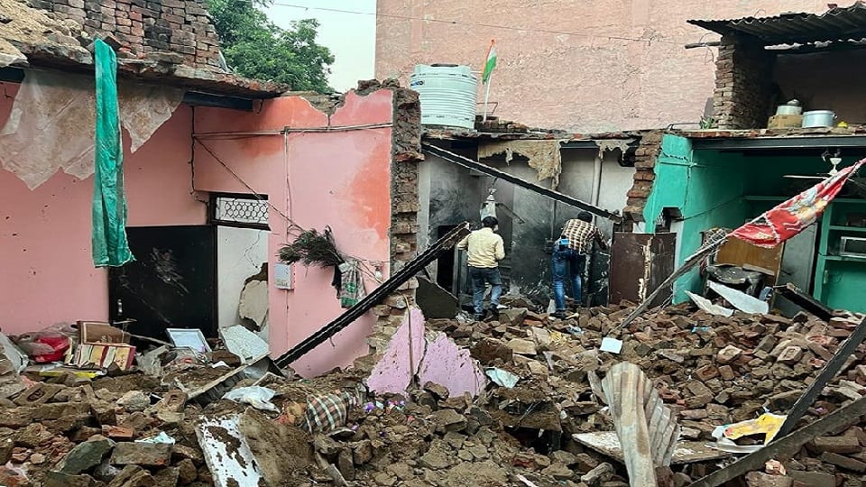 Explosion in a house in Gurugram s Nakhdaula village