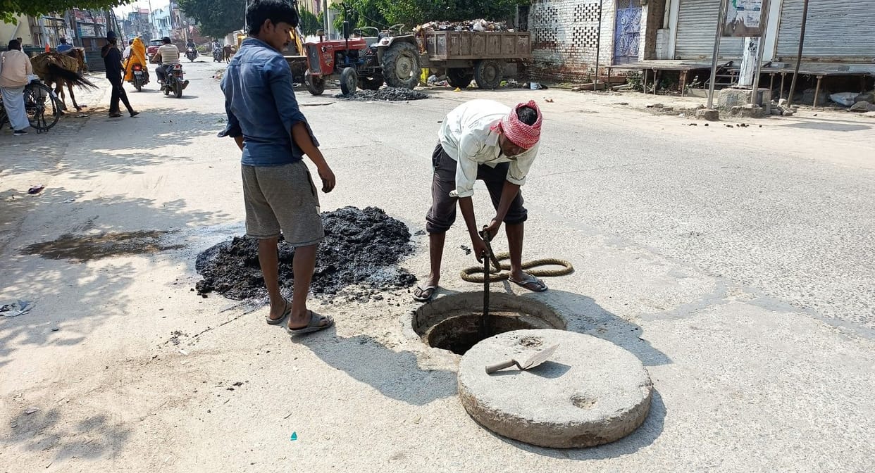 sewer cleaning start