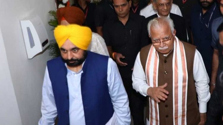 Haryana Cm Manohar Lal Writes Punjab Cm Bhagwant Mann On Syl Issue