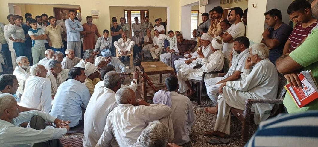 The decision to boycott the Panchayat elections was taken in protest against not being given the way.