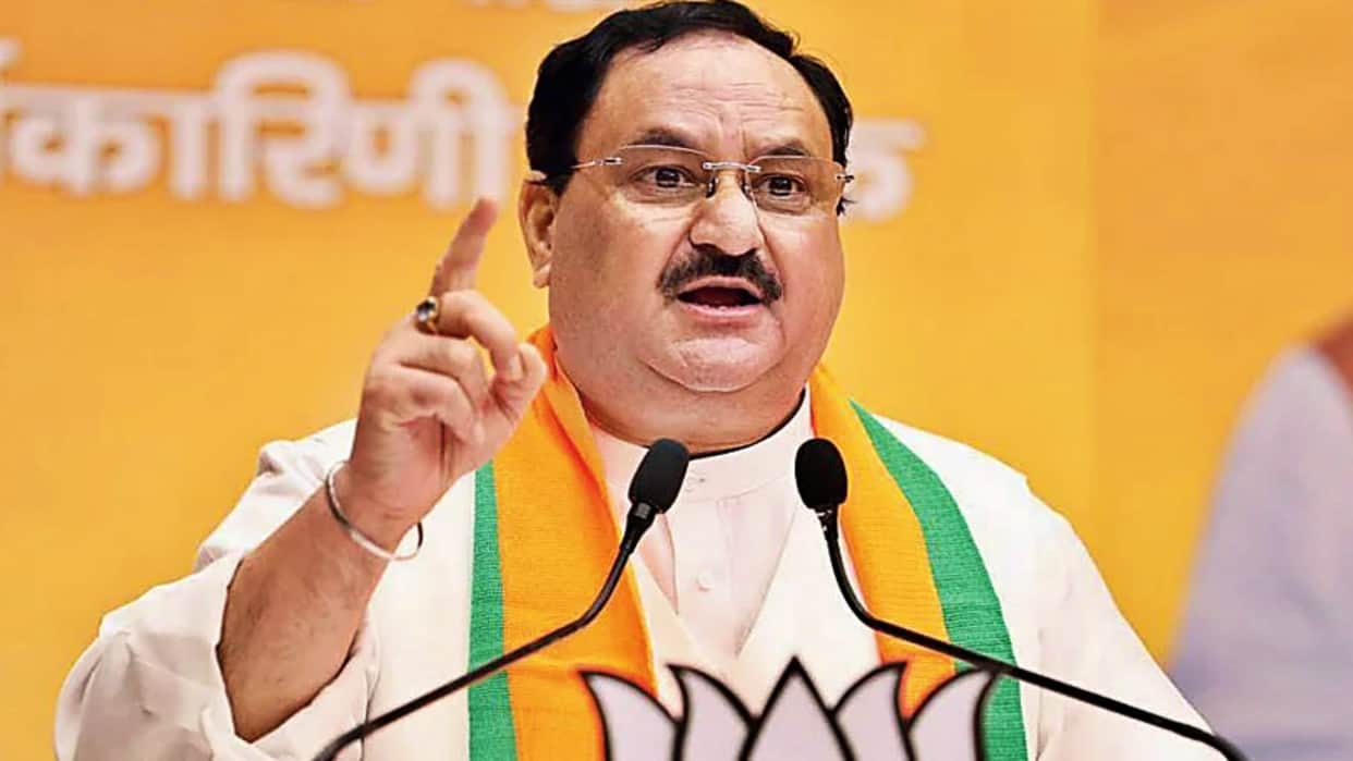 BJP President JP Nadda will hold public rally on June 14 at Rath Maidan