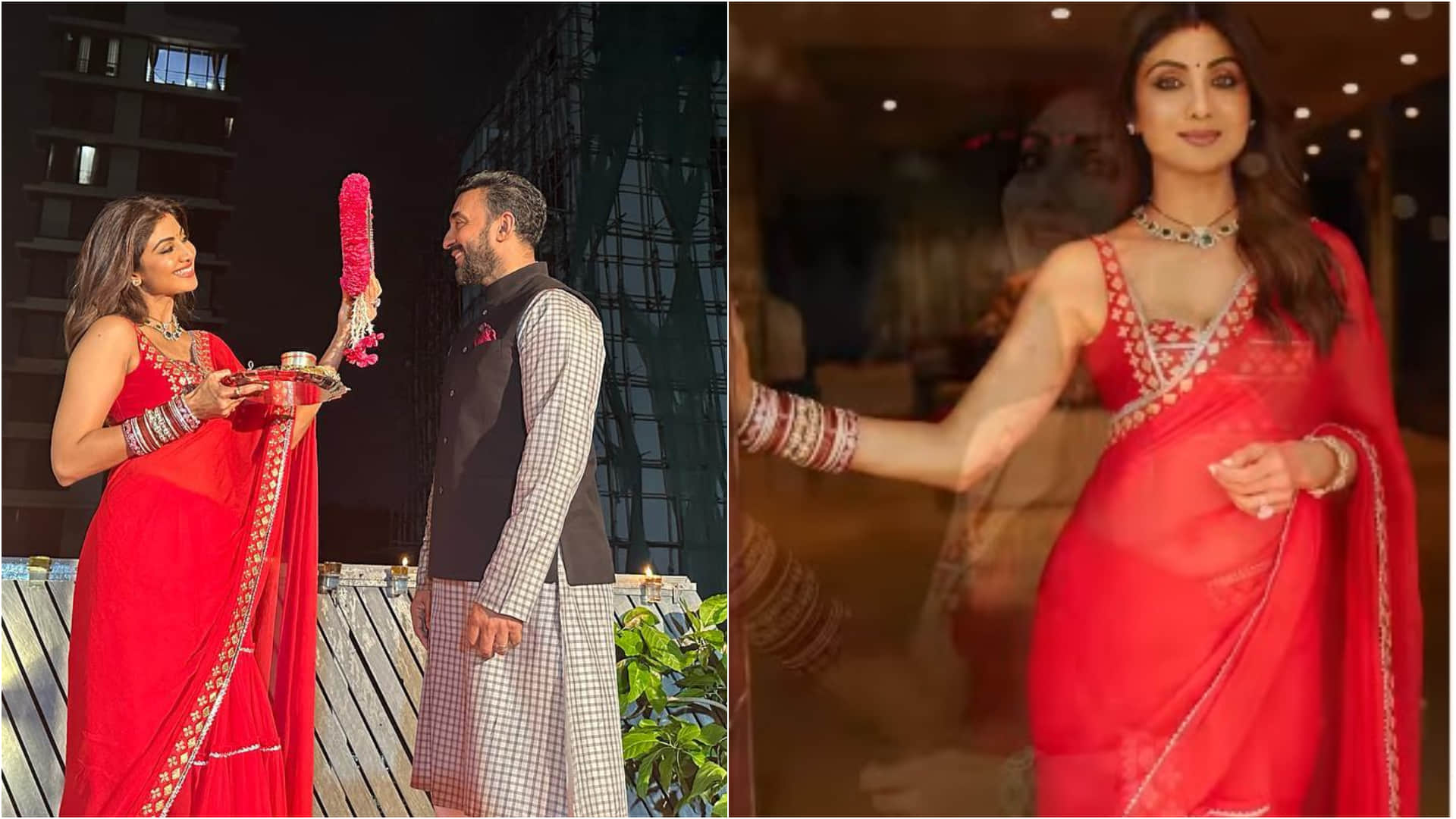 katrina kaif mouni roy to shilpa shetty actress beautiful saree look in karwa chauth 2022