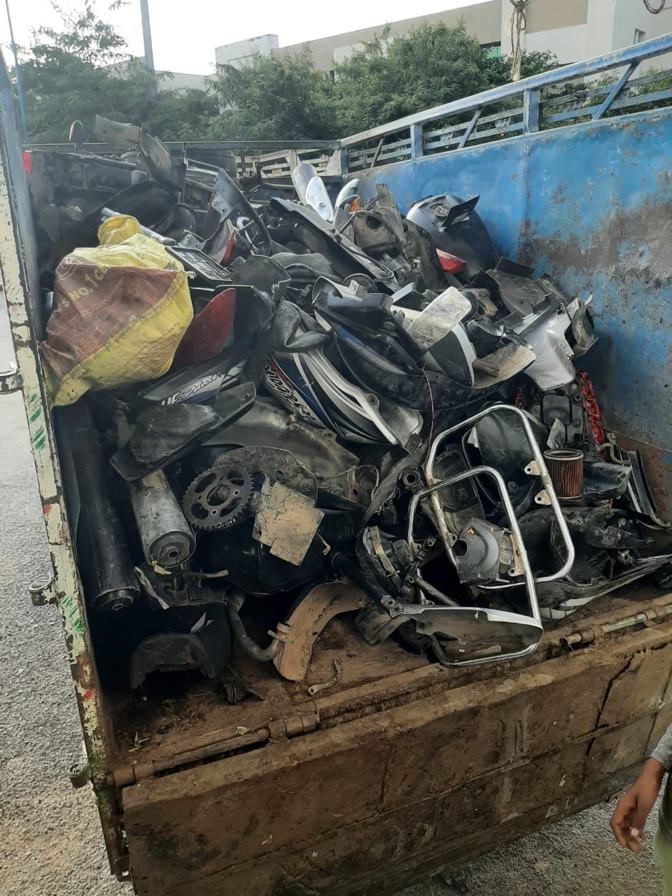 Police recovered more than 30 stolen bikes in Banda