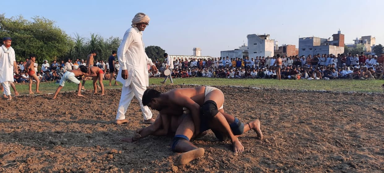 Wrestlers of UP dominated on the second day in Dangal