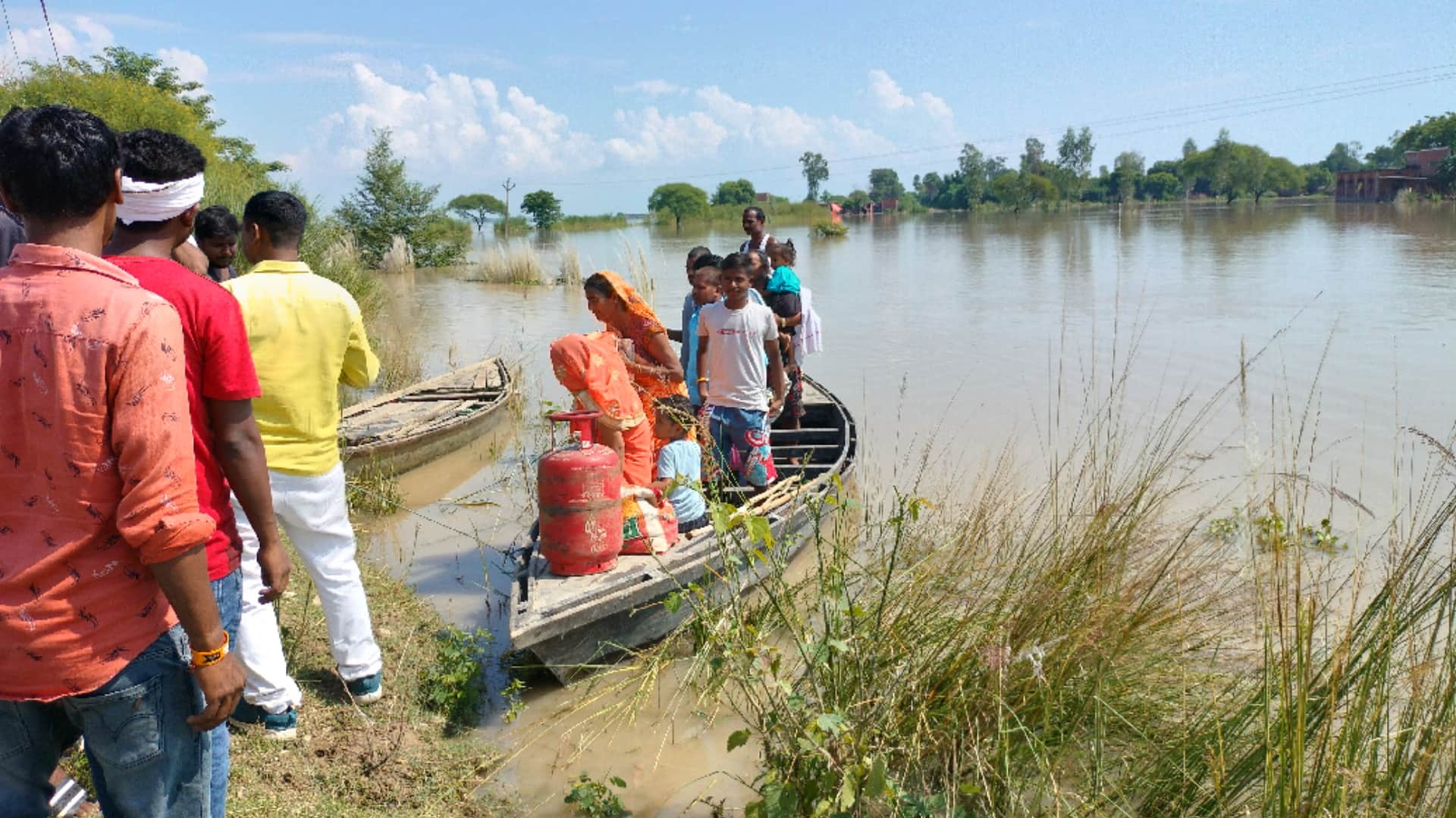 water level of rivers decreasing yet number of affected villages is increasing