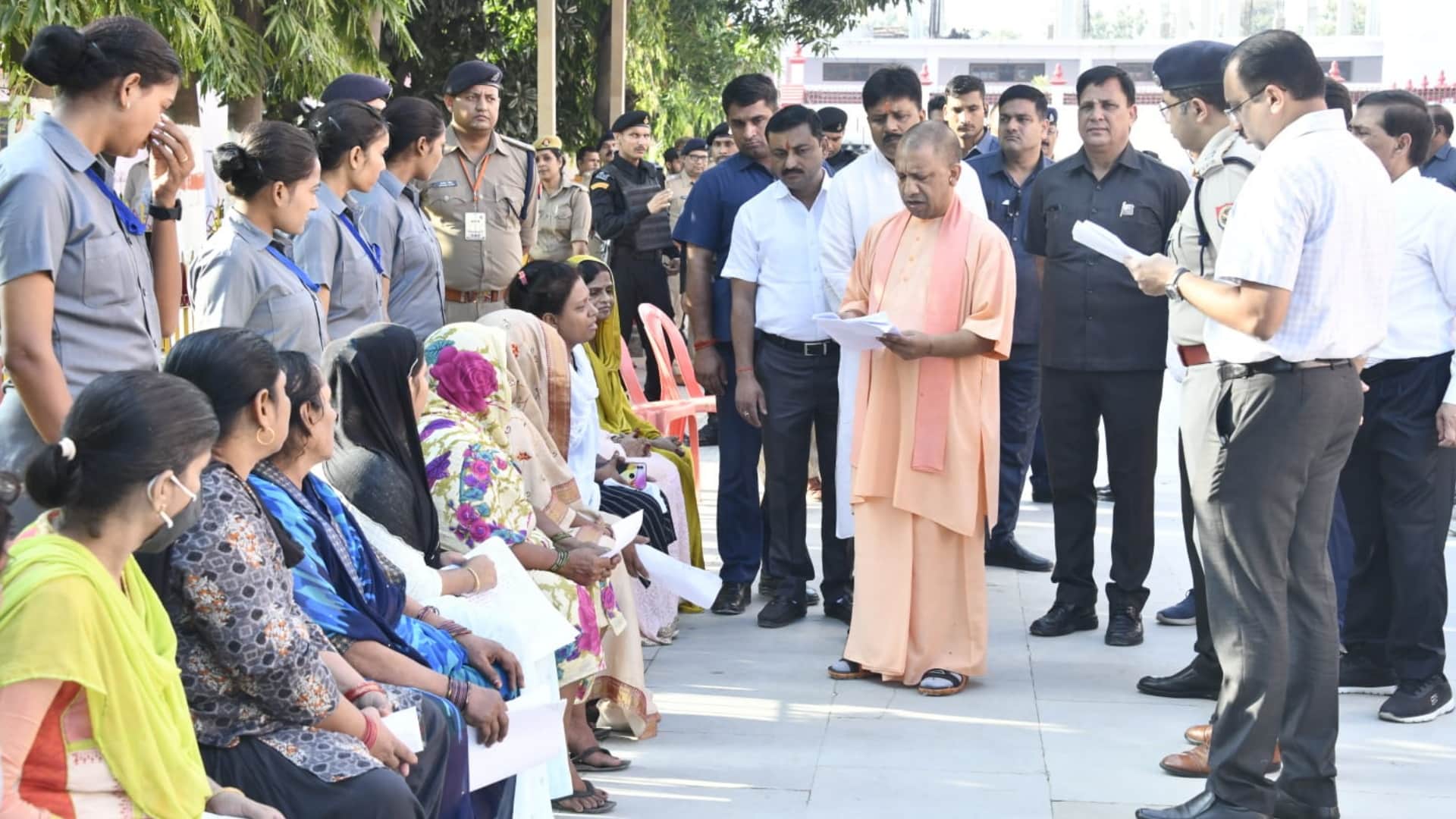 janta darbar held in gorakhpur for cm yogi at Gorakhnath temple