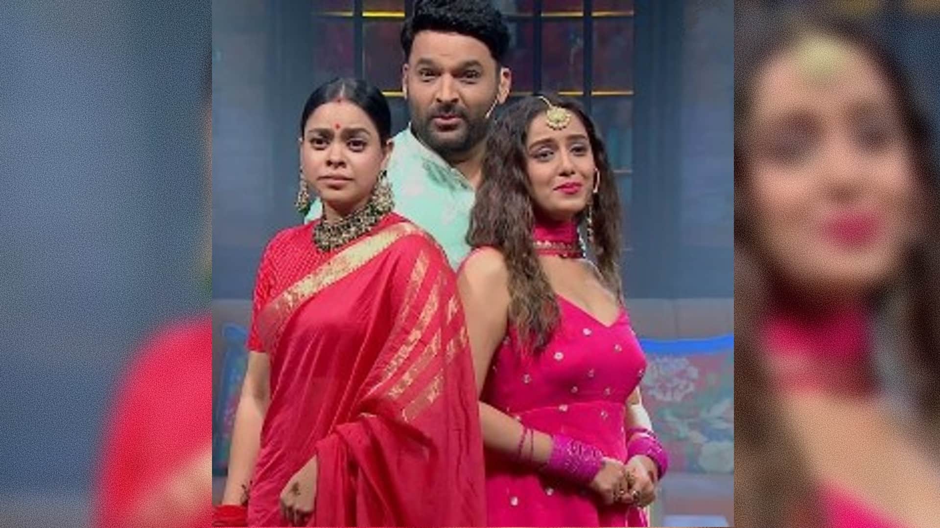 kapil sharma onscreen wife Sumona Chakravarti faint in karwa chauth pooja video watch here