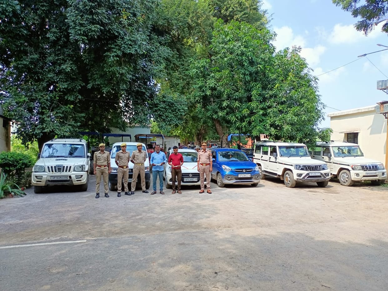 Two accused of inter-district vehicle thief gang arrested in Hamirpur