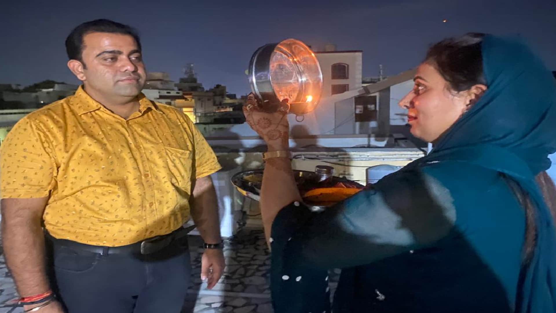 Karva Chauth festival celebrated with pomp