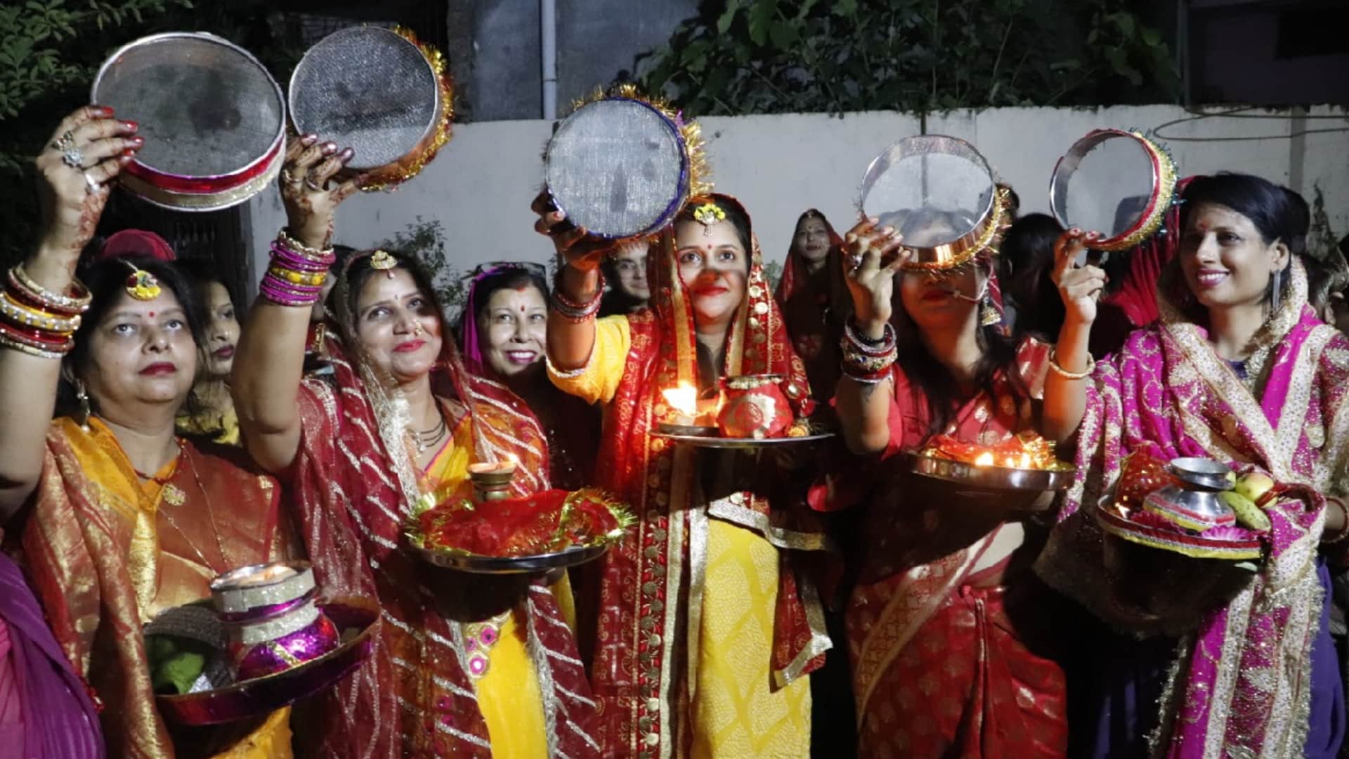 Karva Chauth festival celebrated with pomp