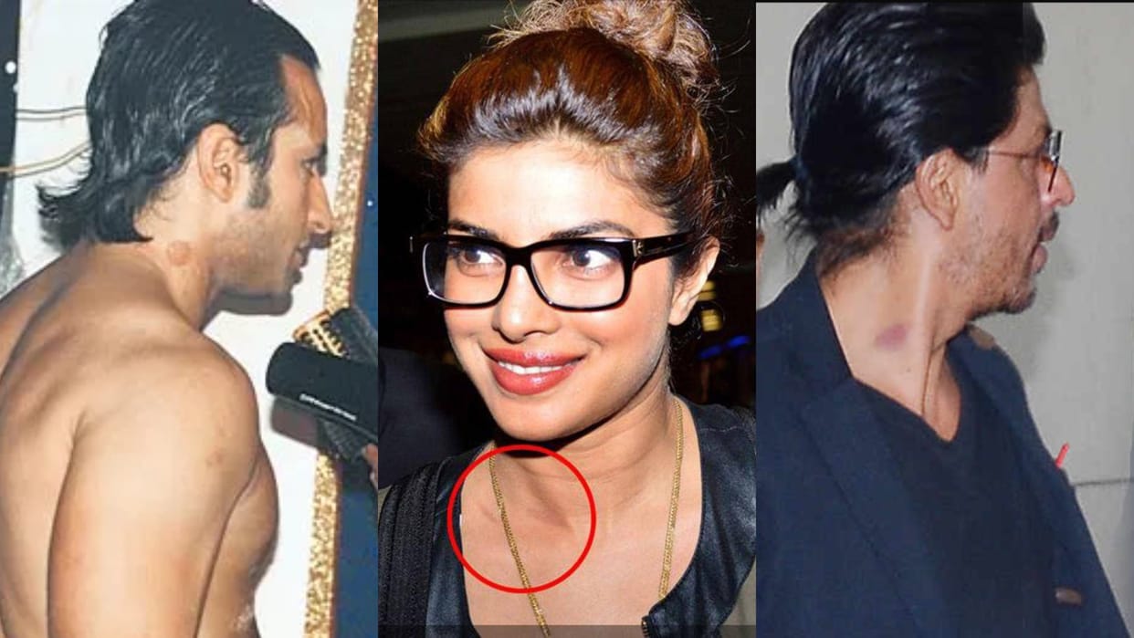 Bollywood celebs who flaunted their love bites in public from salman khan shahrukh khan sara ali khan