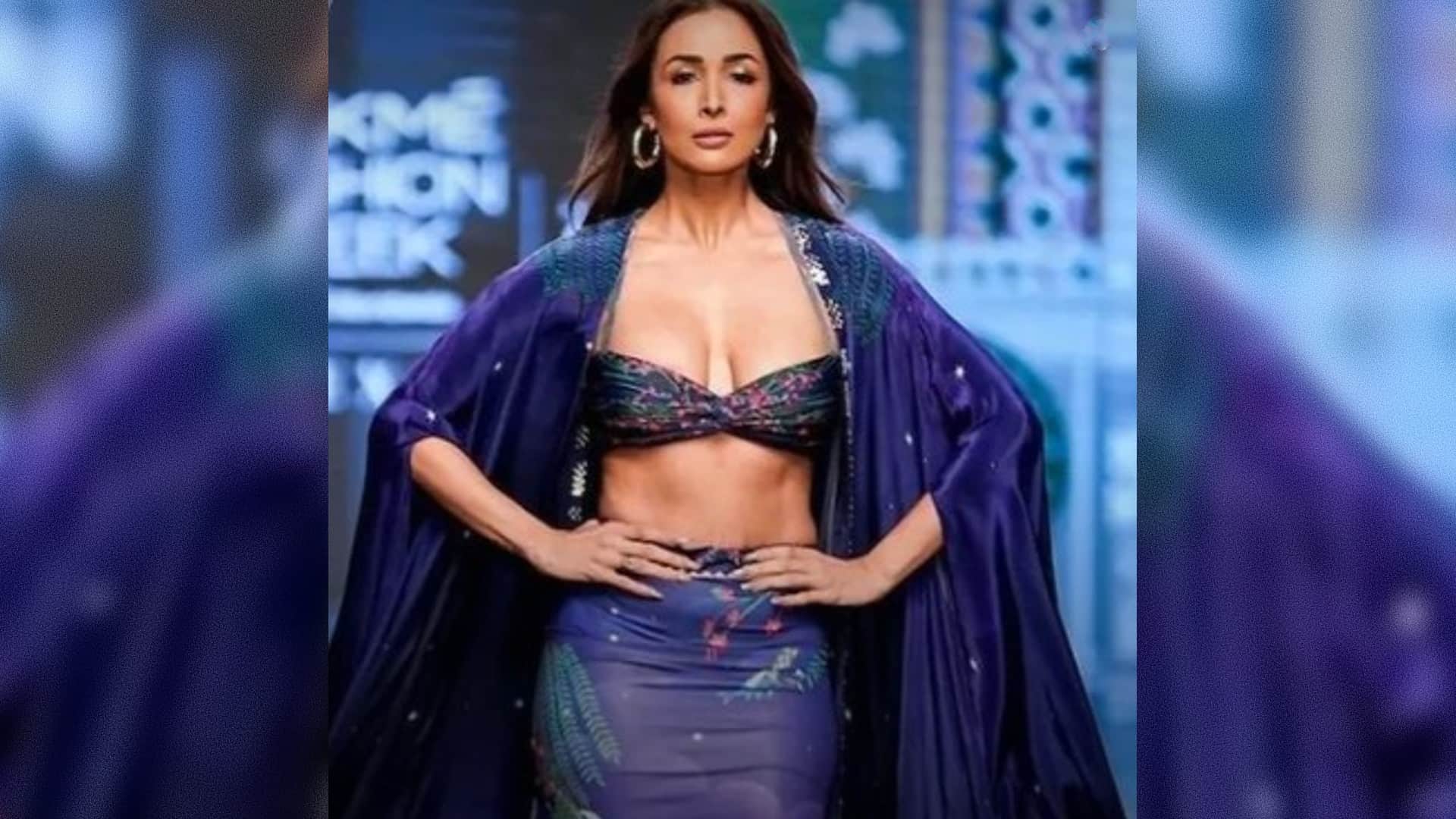malaika arora in printed mini backless dress looks gorgeous