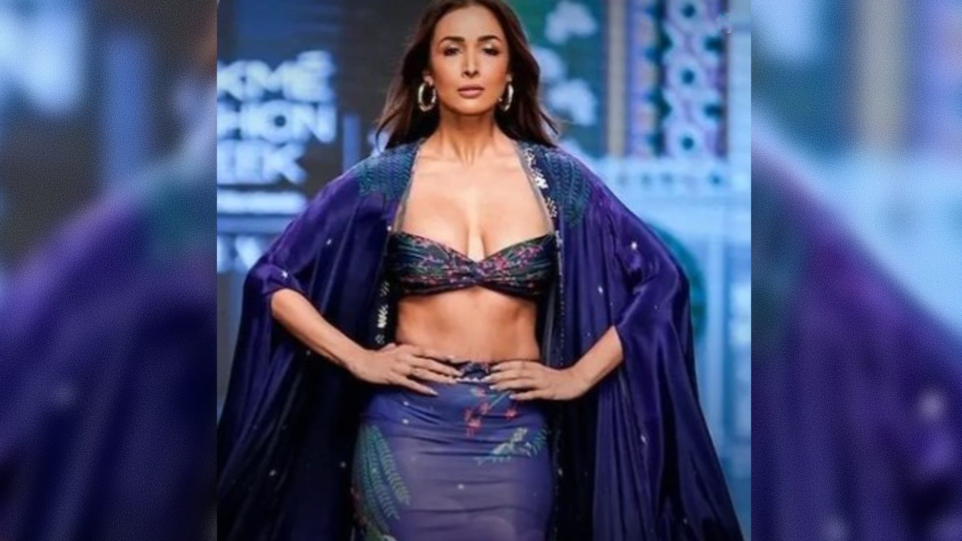 malaika arora in printed mini backless dress looks gorgeous