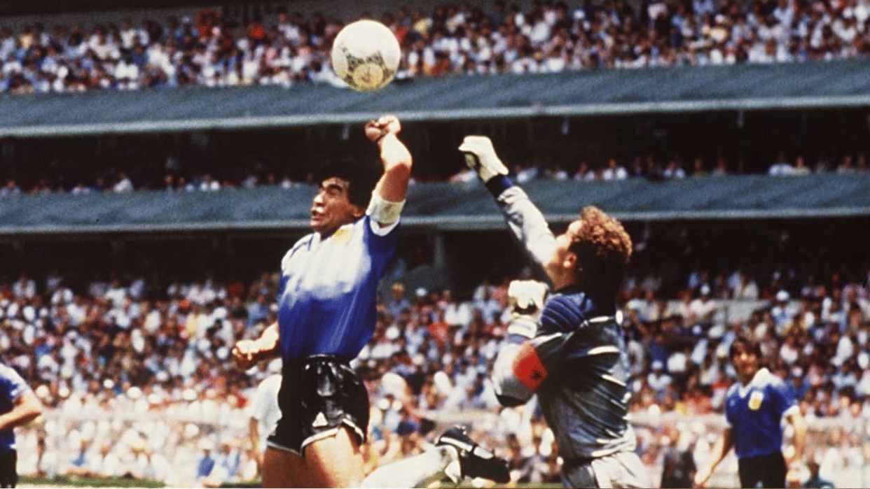 Maradona Hand Of God Ball to be Auctioned may get 27-33 crore rupees