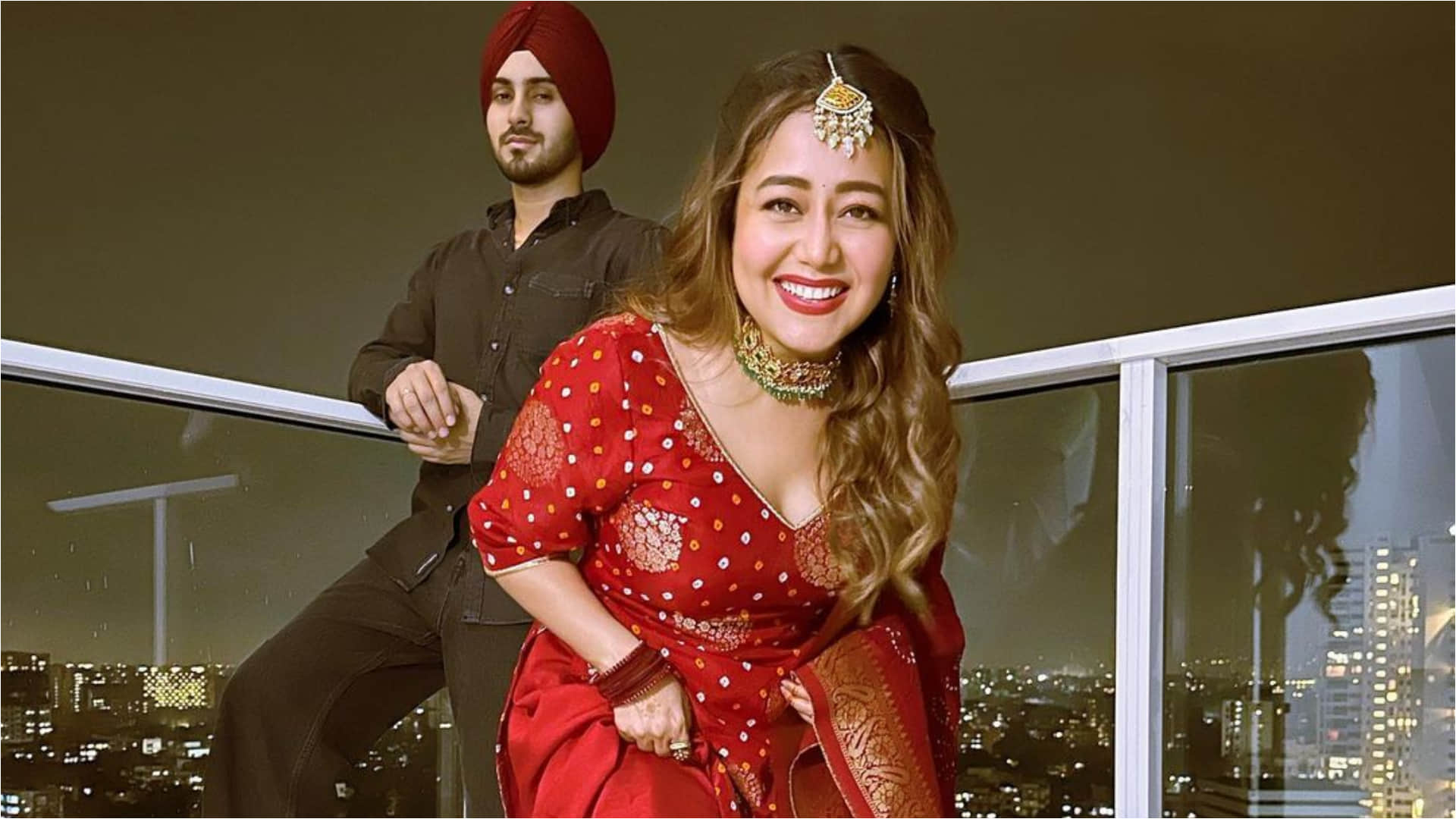 singer neha kakkar neeti mohan beautiful look in karwa chauth 2022