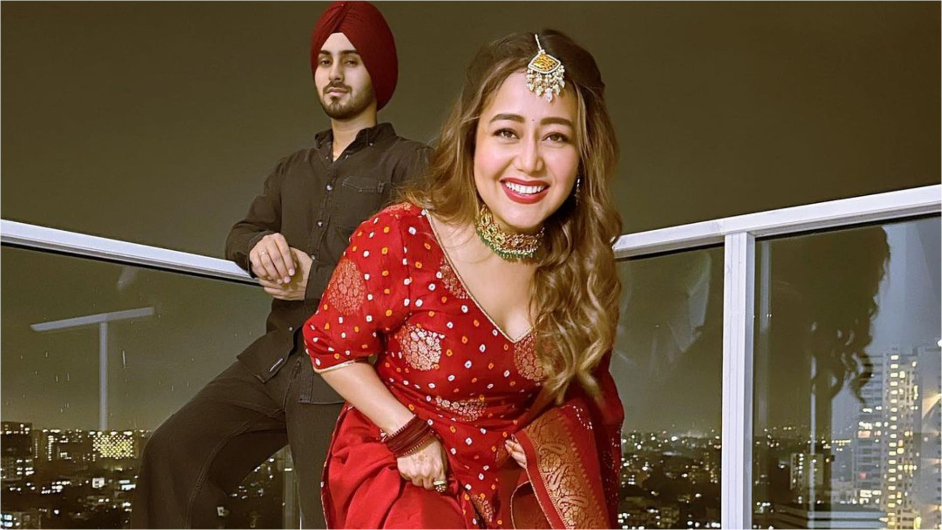 singer neha kakkar neeti mohan beautiful look in karwa chauth 2022