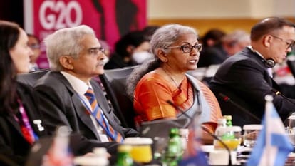 Nirmala Sitharaman in FMCBG Meeting