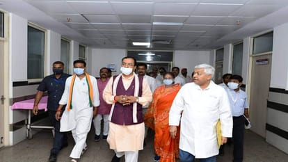 Deputy CM Keshav Prasad Maurya inspected SRN Hospital, interacted with patients