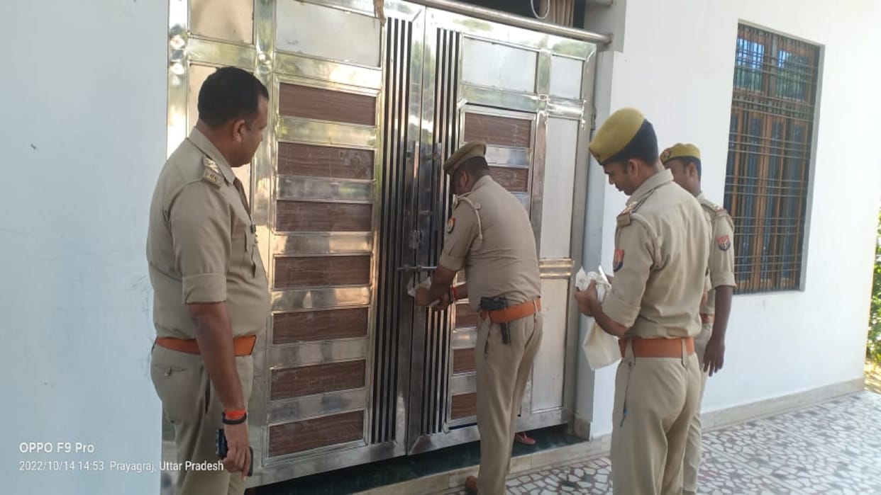 Gangster Santosh Yadav's house attached, action taken under Gangster Act
