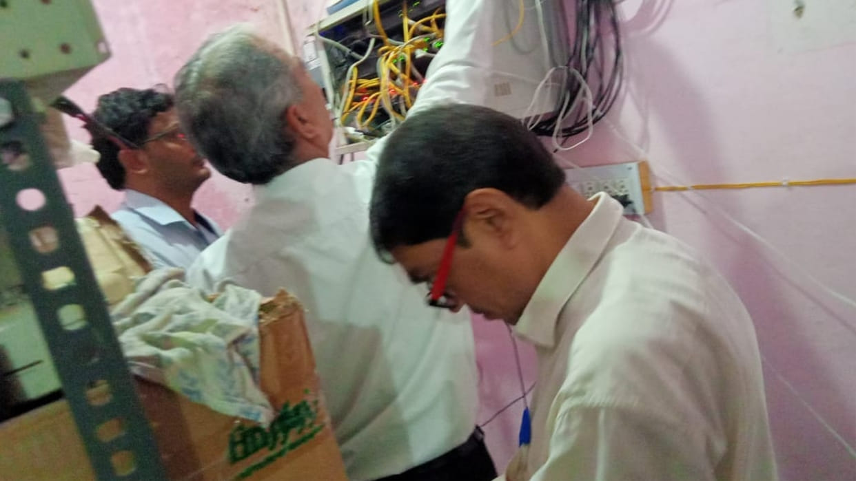 CM Flying Squad raided and caught illegal telephone exchange in Sonipat