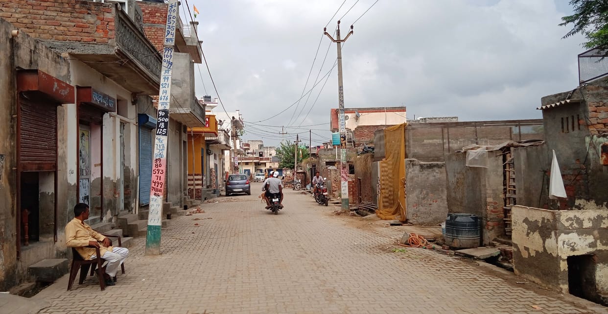 The claims of development are meaningless, water has to be brought from Randhana, three and a half kilometers away