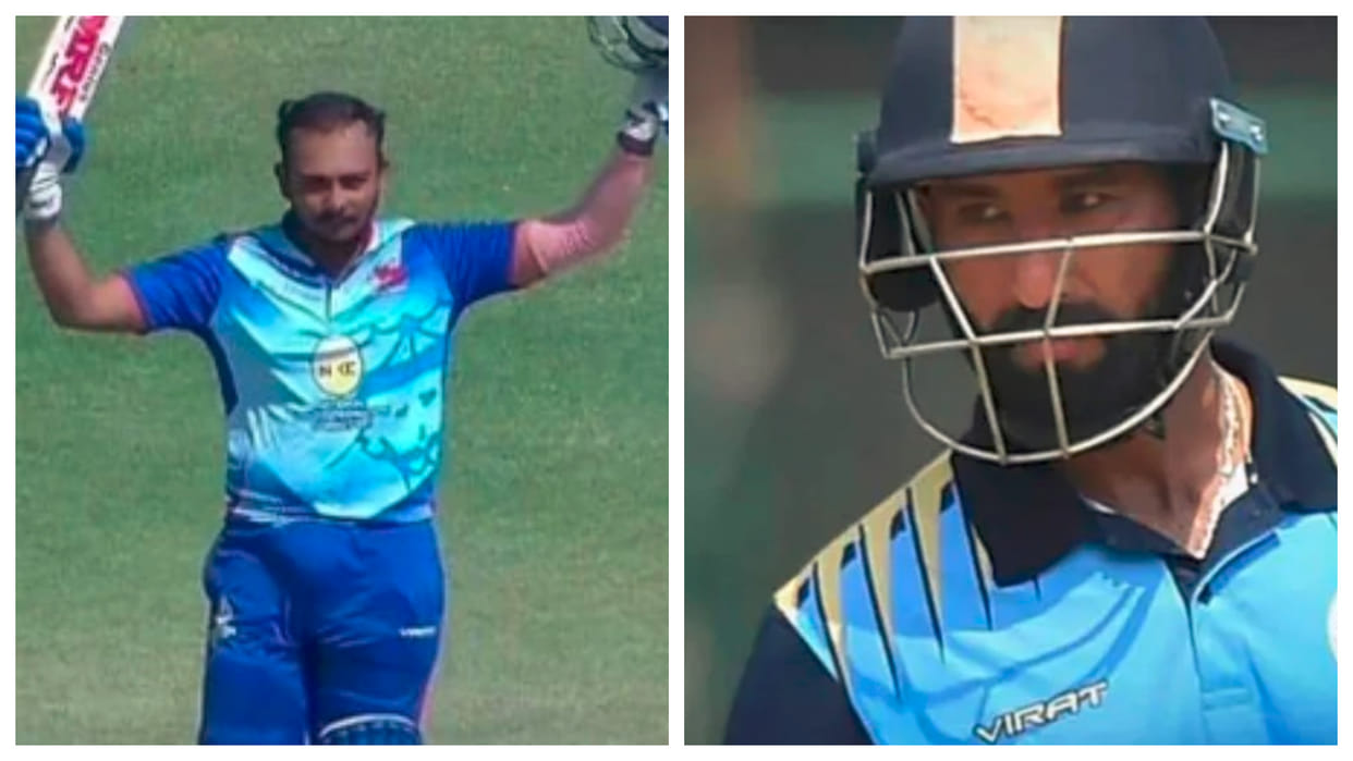 Syed Mushtaq Ali Trophy Prithvi Shaw scored his first century in T20 cricket off 46 balls Pujara hits fifty