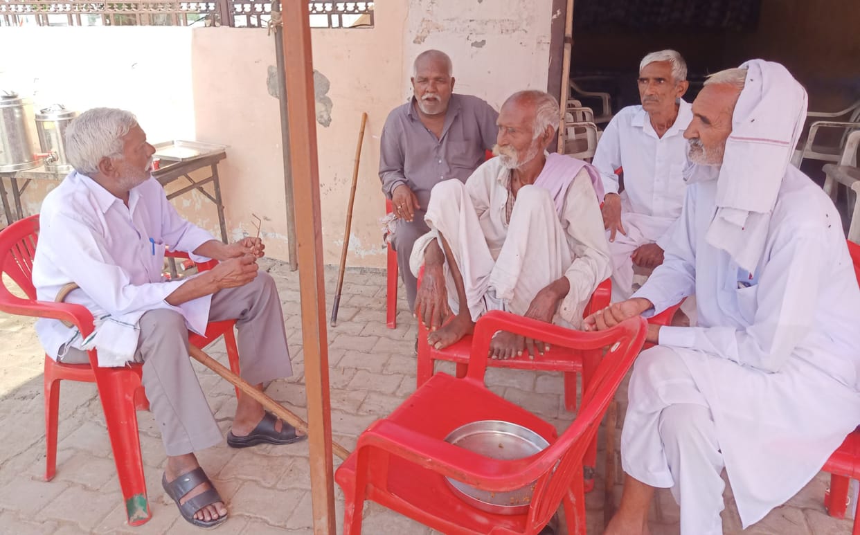 Choupal, the ongoing exercise of choosing Chaudhar on the platform