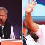 अशोक गहलोत और राहुल गांधी।