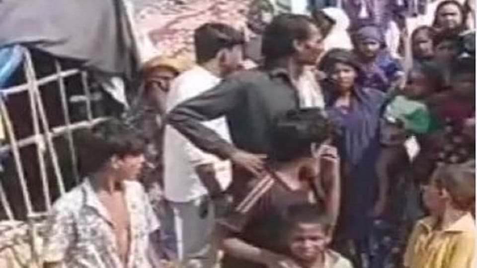 Suspicious people were living illegally in cemetery no relation with the outside world