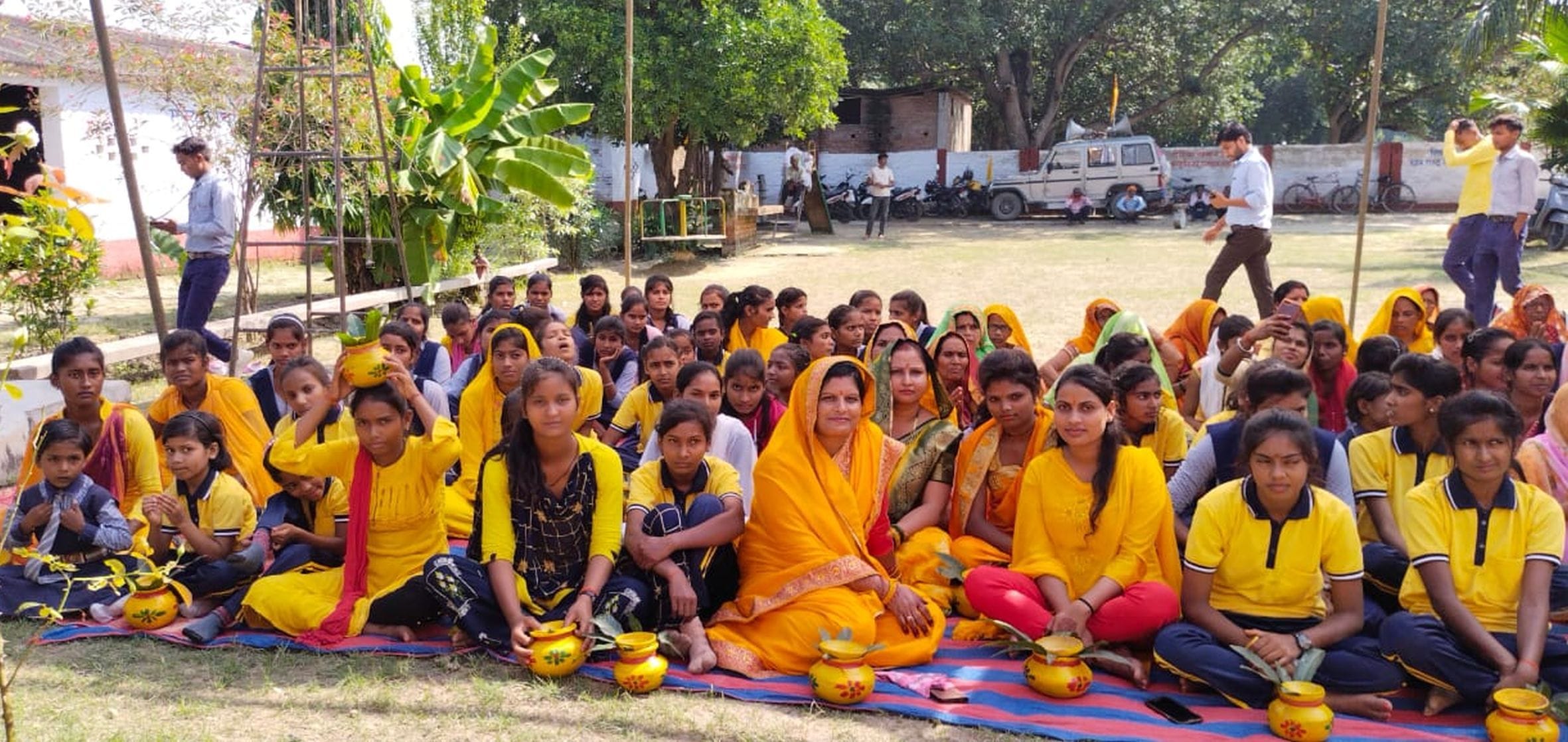 Kalash Yatra on the first day of Gayatri Mahayagya