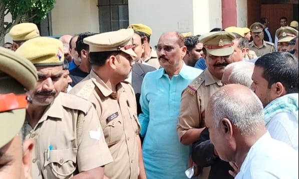 Samajwadi party MLA Ramakant Yadav produced in azamgarh court Fatehgarh jail