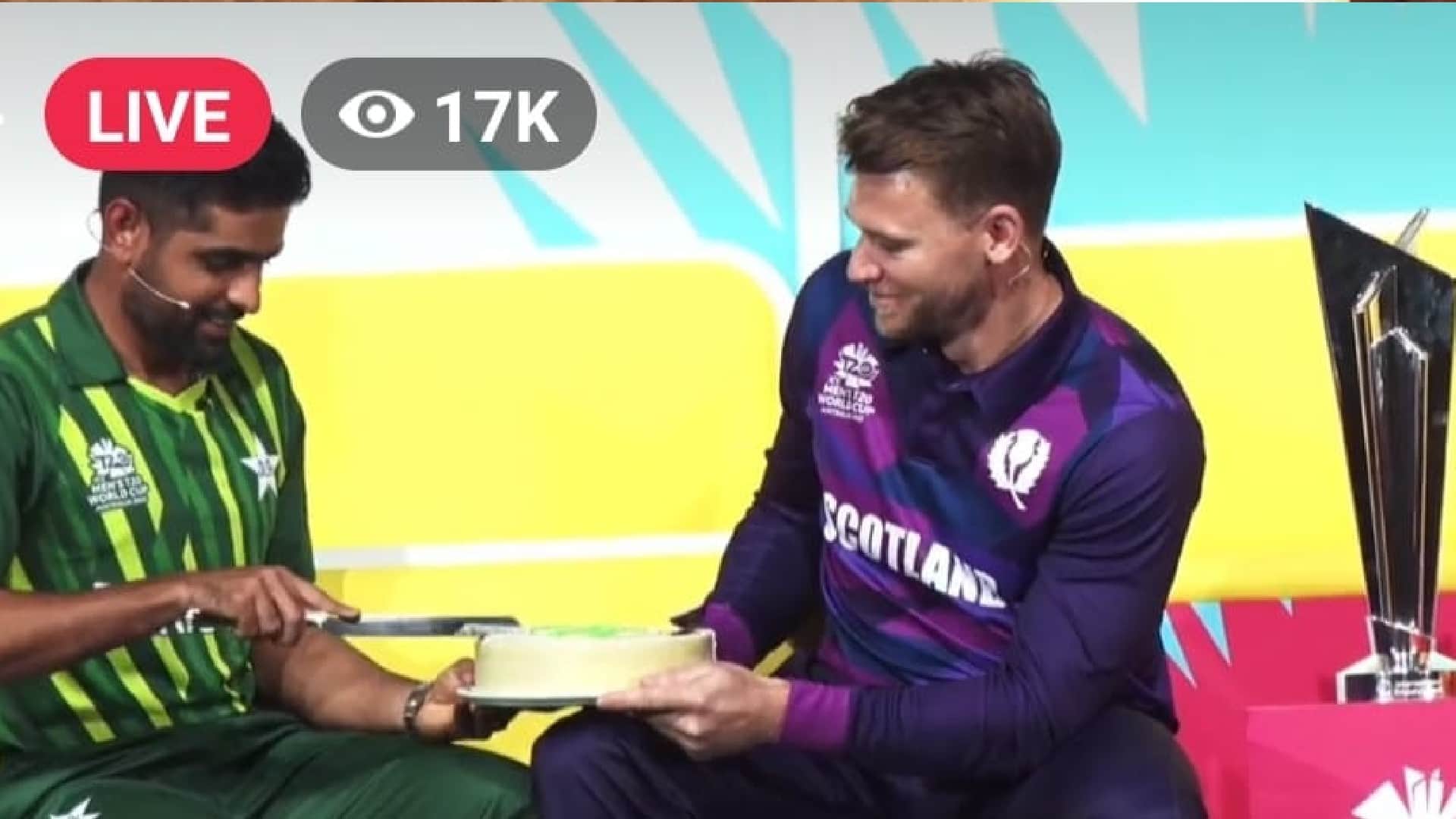 Babar Azam celebrated 28th birthday with captains of 15 national teams watch Video