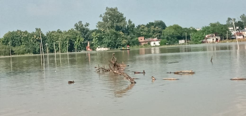 flood spread in district