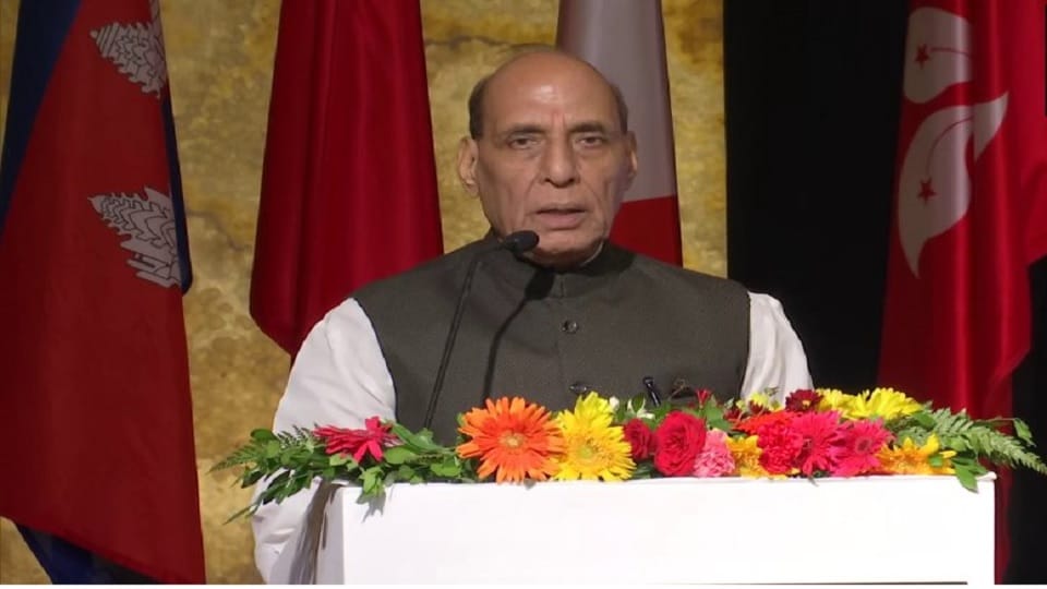 Defence Minister Rajnath Singh compliments Indian Navy for maintaining a high operational state news in hindi