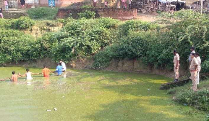 Hardoi, Innocent missing, pond was searched in search