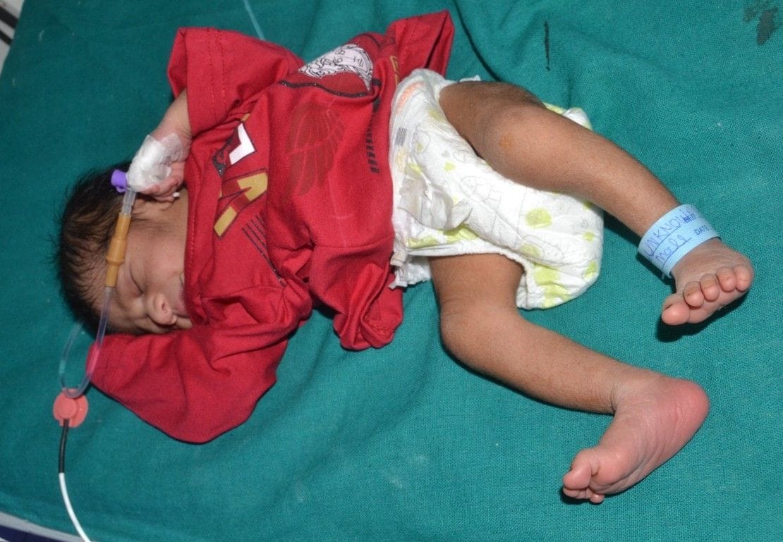 Hathras: Newborn baby found on the roadside