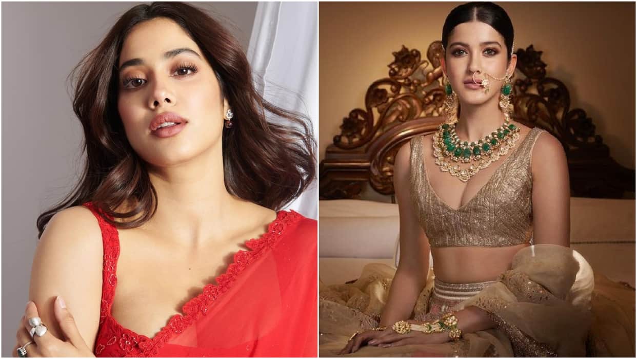 Photos Of The Day: Mili Actress Janhvi Kapoor Look Gorgeous in red saree and Shanaya Kapoor Bridal Avatar